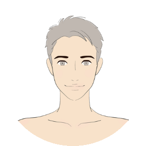 Full face, covers the whole beard and neck