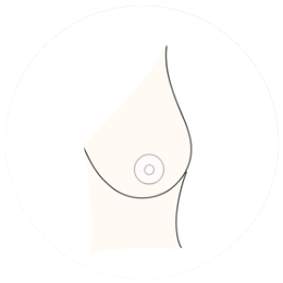 Around the areola